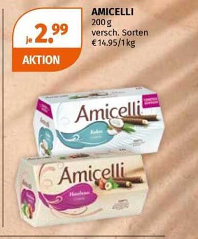AMICELLI 200 g versch. Sorten