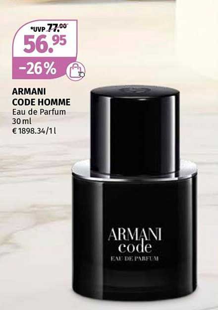 ARMANI CODE HOMME Eau de Parfum 30 ml