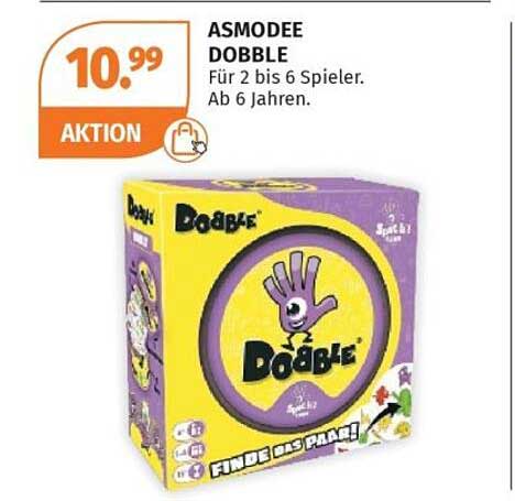 ASMODEE DOBBLE Für 2 bis 6 Spieler. Ab 6 Jahren.