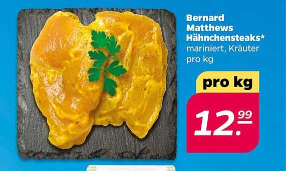 Bernard Matthews Hähnchensteaks* mariniert, Kräuter pro kg