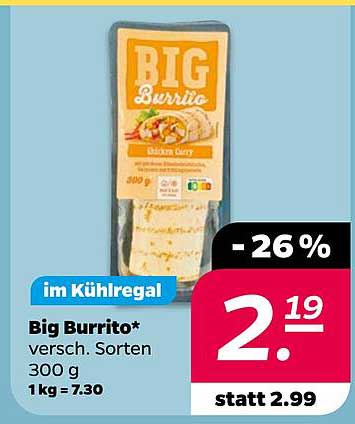 Big Burrito* versch. Sorten 300 g