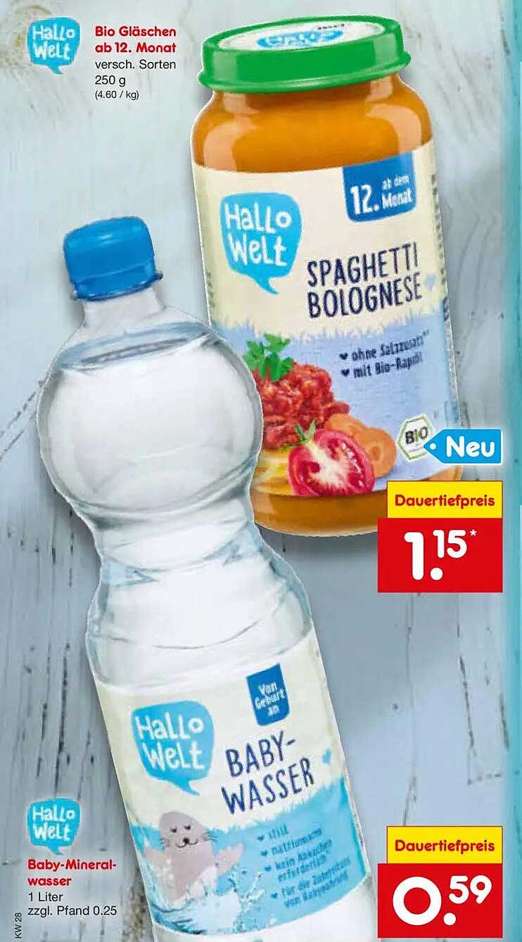 Bio Gläschen ab 12. Monat versch. Sorten 250 g