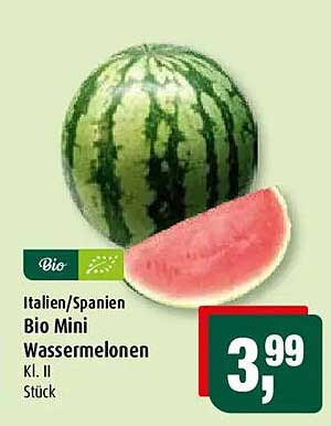 Bio Mini Wassermelonen