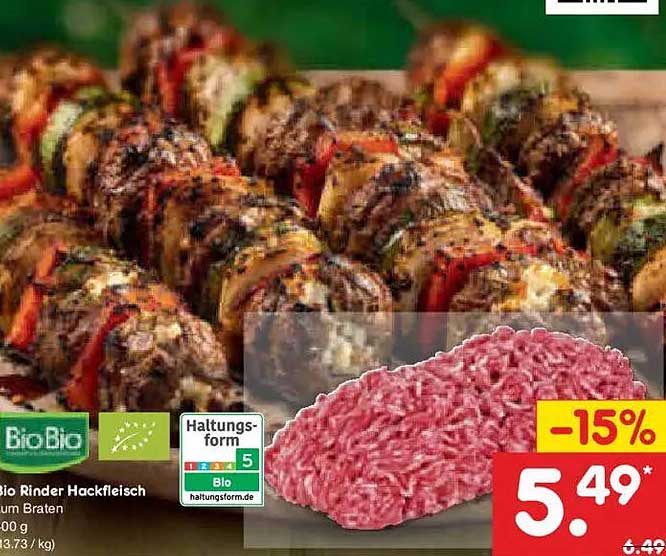 Bio Rinder Hackfleisch