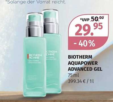 BIOTHERM AQUAPOWER ADVANCED GEL 75 ml