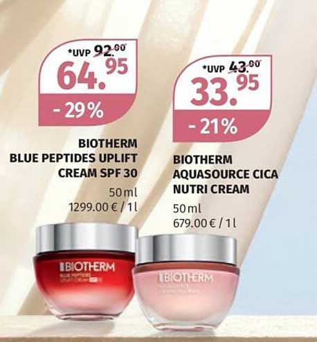 BIOTHERM BLUE PEPTIDES UPLIFT CREAM SPF 30