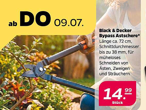 Black & Decker Bypass Astschere*