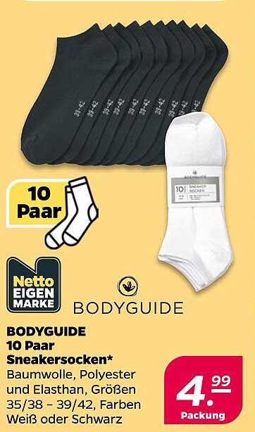 BODYGUIDE 10 Paar Sneakersocken*