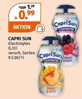 CAPRI SUN Electrolytes 0,33 l versch. Sorten