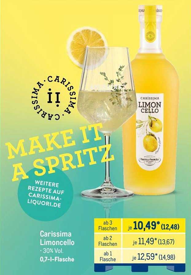 Carissima Limoncello