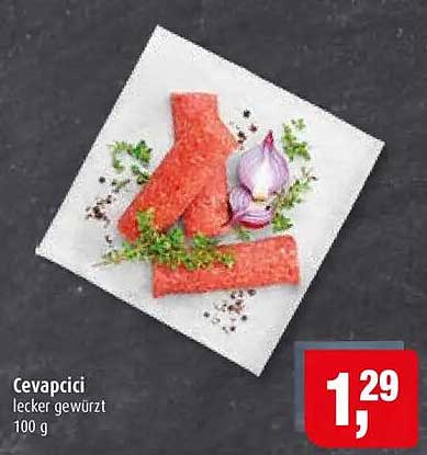 Cevapcici lecker gewürzt 100 g