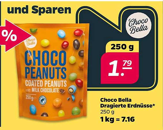 Choco Bella Dragierte Erdnüsse* 250 g