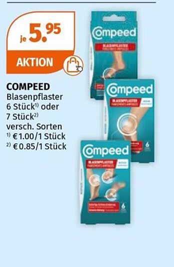 COMPEED Blasenpflaster 6 Stück oder 7 Stück versch. Sorten