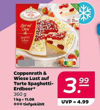 Coppenrath & Wiese Lust auf Torte Spaghetti-Erdbeere* 360 g