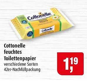 Cottonelle feuchtes Toilettenpapier verschiedene Sorten 42er-Nachfüllpackung