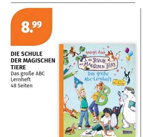 DIE SCHULE DER MAGISCHEN TIERE Das große ABC Lernheft 48 Seiten