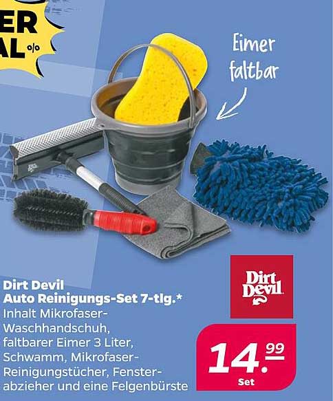Dirt Devil Auto Reinigungs-Set 7-tlg.*