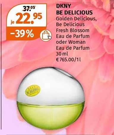 DKNY BE DELICIOUS Golden Delicious, Be Delicious Fresh Blossom Eau de Parfum oder Woman Eau de Parfum 30 ml