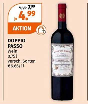 DOPPIO PASSO Wein 0,75 l versch. Sorten