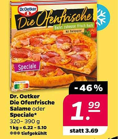 Dr. Oetker Die Ofenfrische Salame oder Speciale*