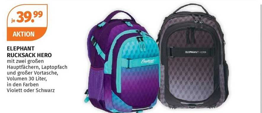 ELEPHANT RUCKSACK HERO