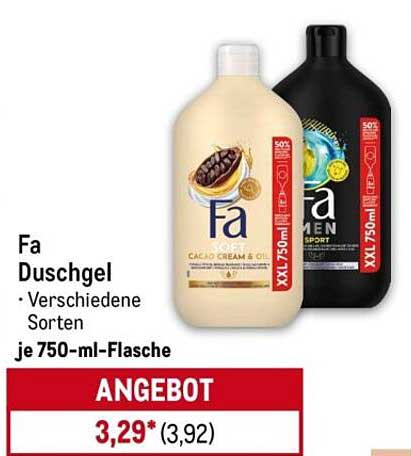 Fa Duschgel · Verschiedene Sorten je 750-ml-Flasche