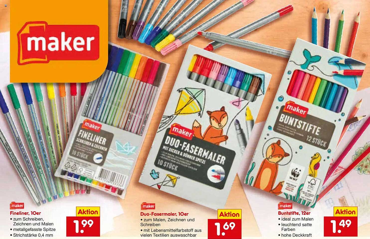 Fineliner, 10er