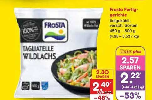 Frosta Fertiggerichte tiefgekühlt, versch. Sorten 450 g - 500 g