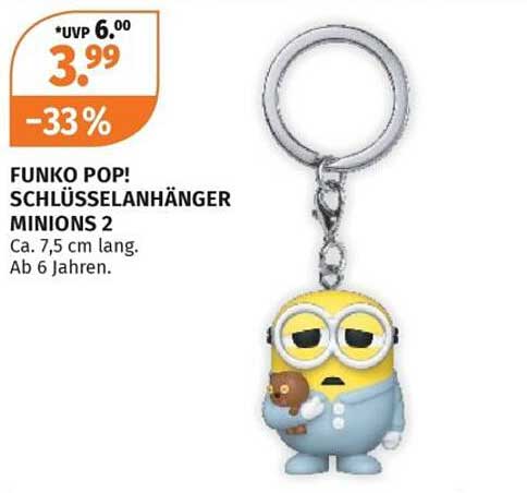 FUNKO POP! SCHLÜSSELANHÄNGER MINIONS 2