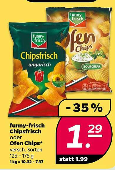 funny-frisch Chipsfrisch oder Ofen Chips*