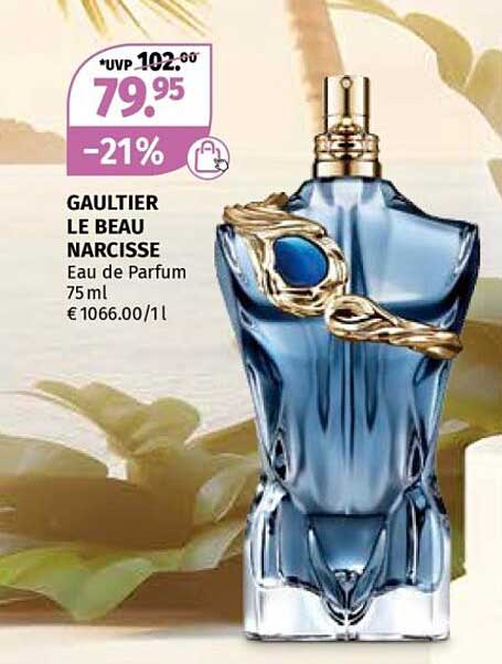 GAULTIER LE BEAU NARCISSE Eau de Parfum 75 ml