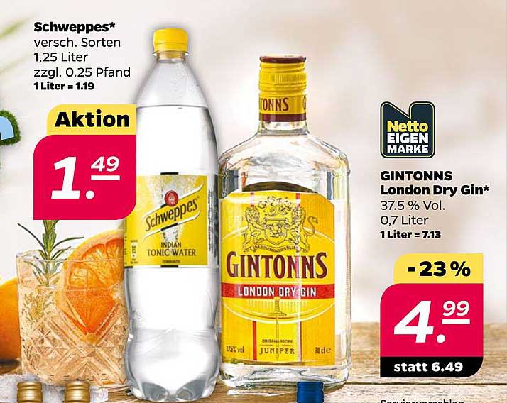 GINTONNS London Dry Gin*