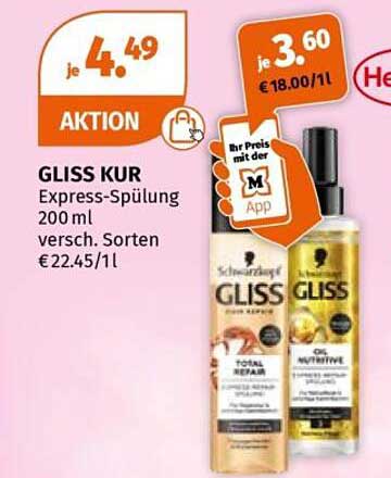 GLISS KUR Express-Spülung 200 ml versch. Sorten