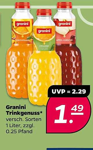 Granini Trinkgenuss* versch. Sorten 1 Liter, zzgl. 0.25 Pfand