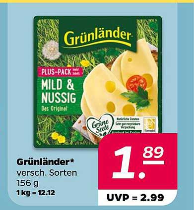 Grünländer* versch. Sorten 156 g