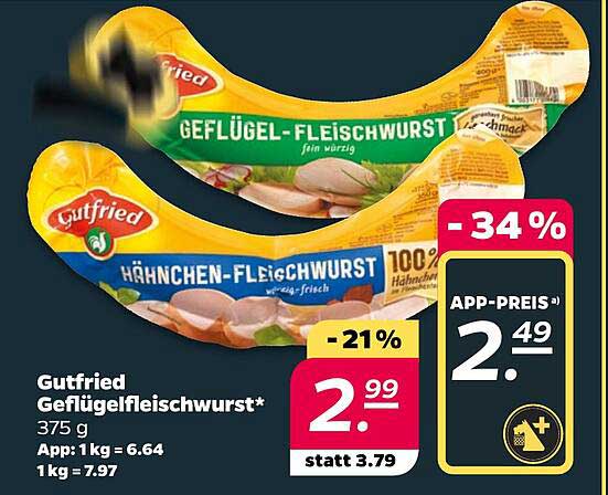 Gutfried Geflügelfleischwurst*