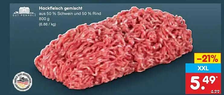Hackfleisch gemischt
