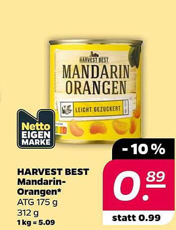 HARVEST BEST Mandarin-Orangen*