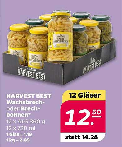 HARVEST BEST Wachsbrech- oder Brechbohnen*