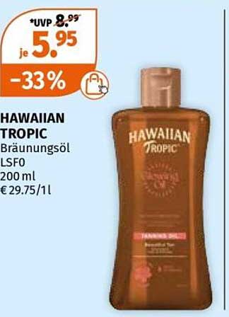 HAWAIIAN TROPIC Bräunungsöl LSFO 200 ml