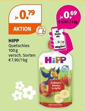HIPP Quetschies 100 g versch. Sorten