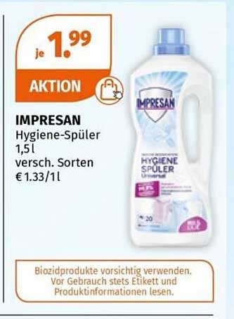 IMPRESAN Hygiene-Spüler 1,5l versch. Sorten