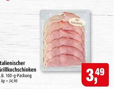 Italienischer Grillkochschinken