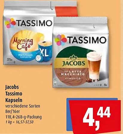 Jacobs Tassimo Kapseln