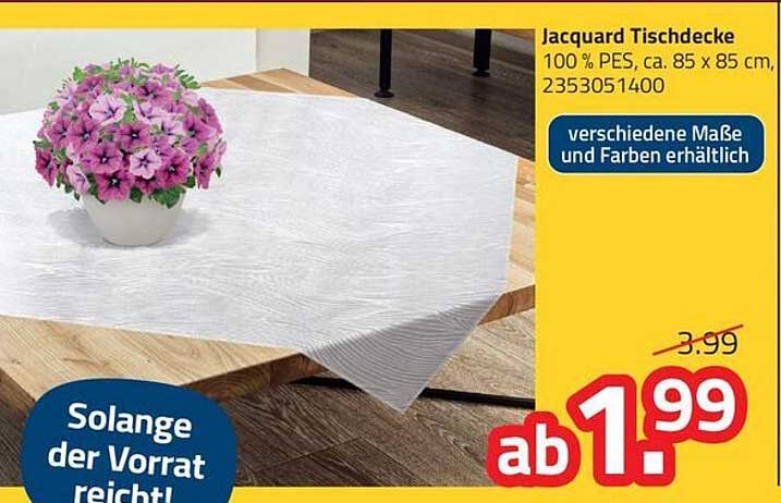 Jacquard Tischdecke