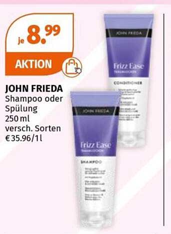 JOHN FRIEDA Shampoo oder Spülung 250 ml versch. Sorten € 35.96/l
