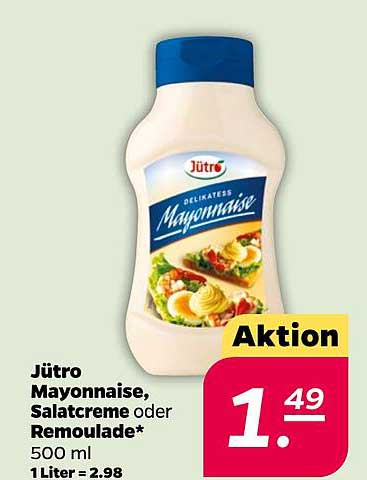 Jütro Mayonnaise, Salatcreme oder Remoulade*