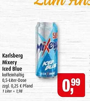Karlsberg Mixery Iced Blue koffeinhaltig 0,5-Liter-Dose zzgl. 0,25 € Pfand