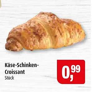Käse-Schinken-Croissant