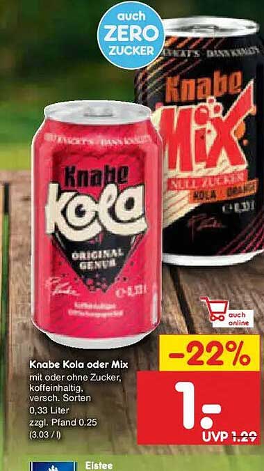 Knabe Kola oder Mix